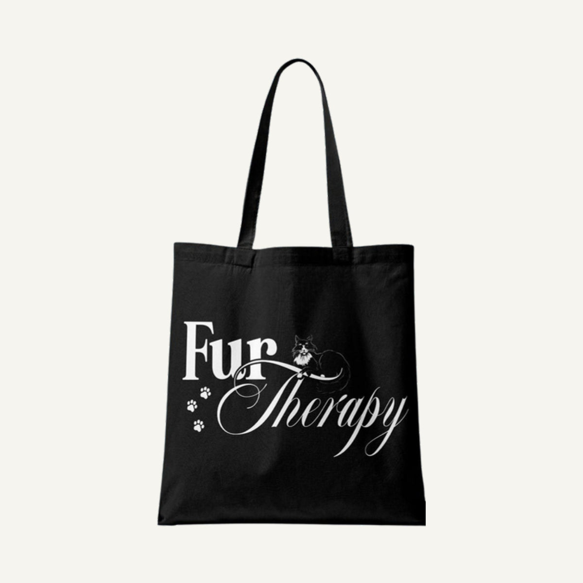 Fur Therapy Tote — Lights Out merch by Navessa Allen. The dark romance fix — carry it all. Hand-designed in Australia, officially licensed.