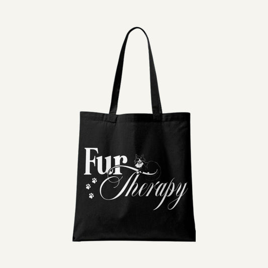 Fur Therapy Tote — Lights Out merch by Navessa Allen. The dark romance fix — carry it all. Hand-designed in Australia, officially licensed.