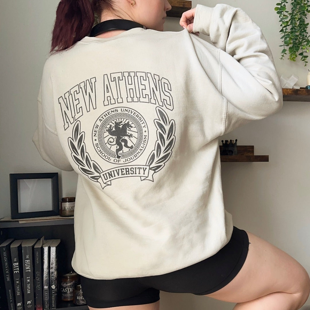 NEW ATHENS UNIVERSITY SWEATSHIRT | A TOUCH OF DARKNESS MERCH
