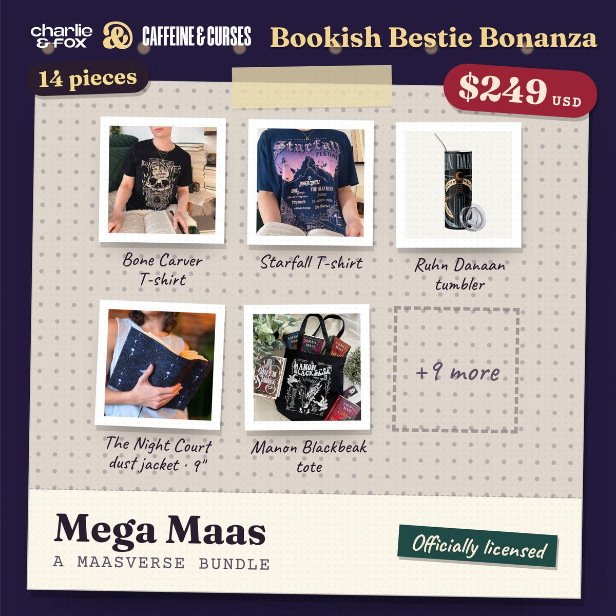 Bookish Bestie Bonanza bundle: Mega Maas (Maasverse)