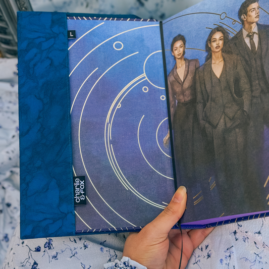 Sapphire Sea fabric dust jacket