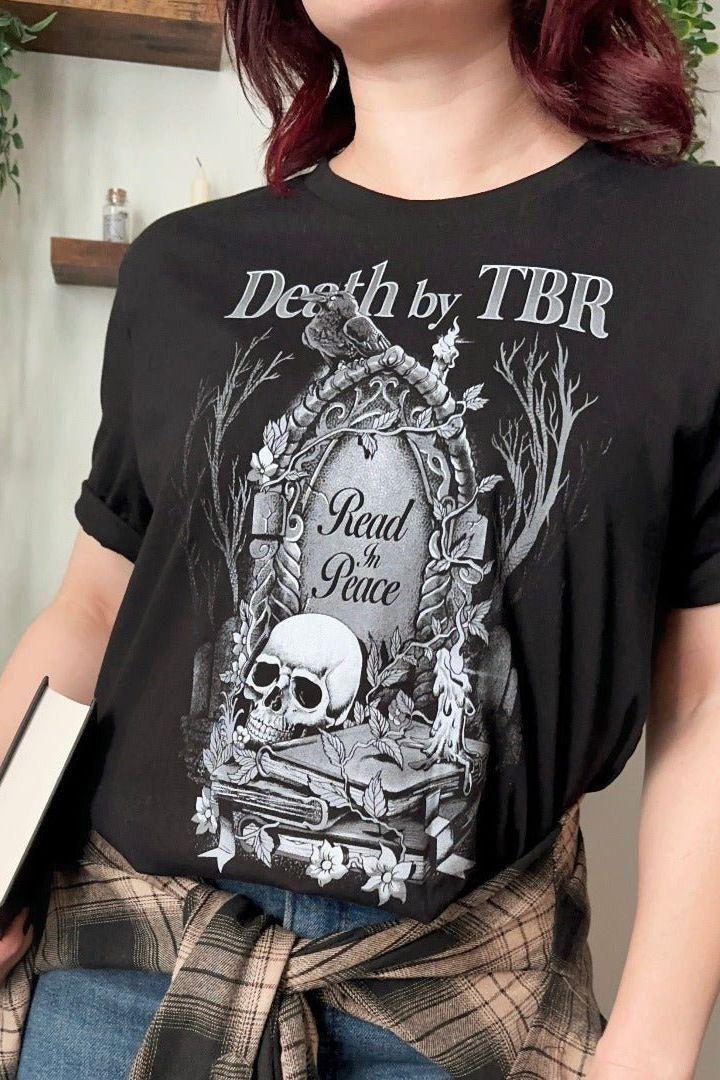 Death By TBR Vol 2 T - Shirt - Caffeineandcurses - Caffeine and Curses