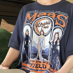 Maasverse You Do Not Yield T-Shirt — navy