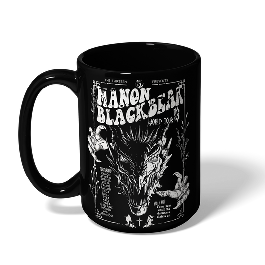 Manon Blackbeak mug, right side — Throne of Glass merch inspired by Sarah J. Maas