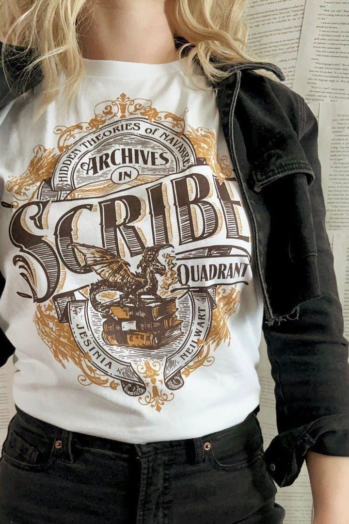 Scribe T - Shirt - Caffeineandcurses - Rebecca Yarros
