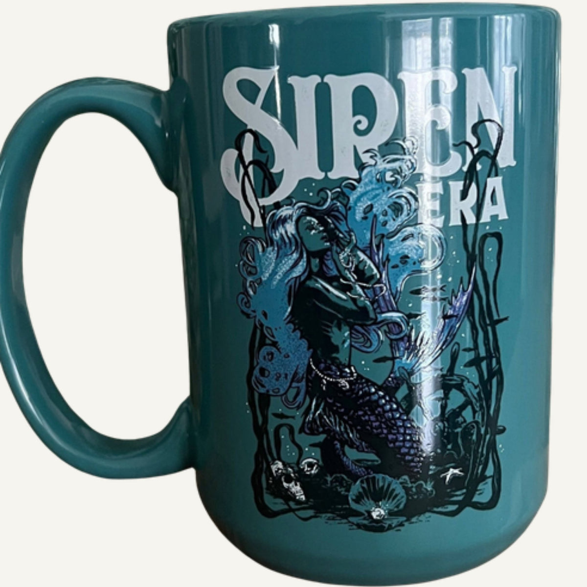 Siren Era Mug, handle left — Caffeine and Curses