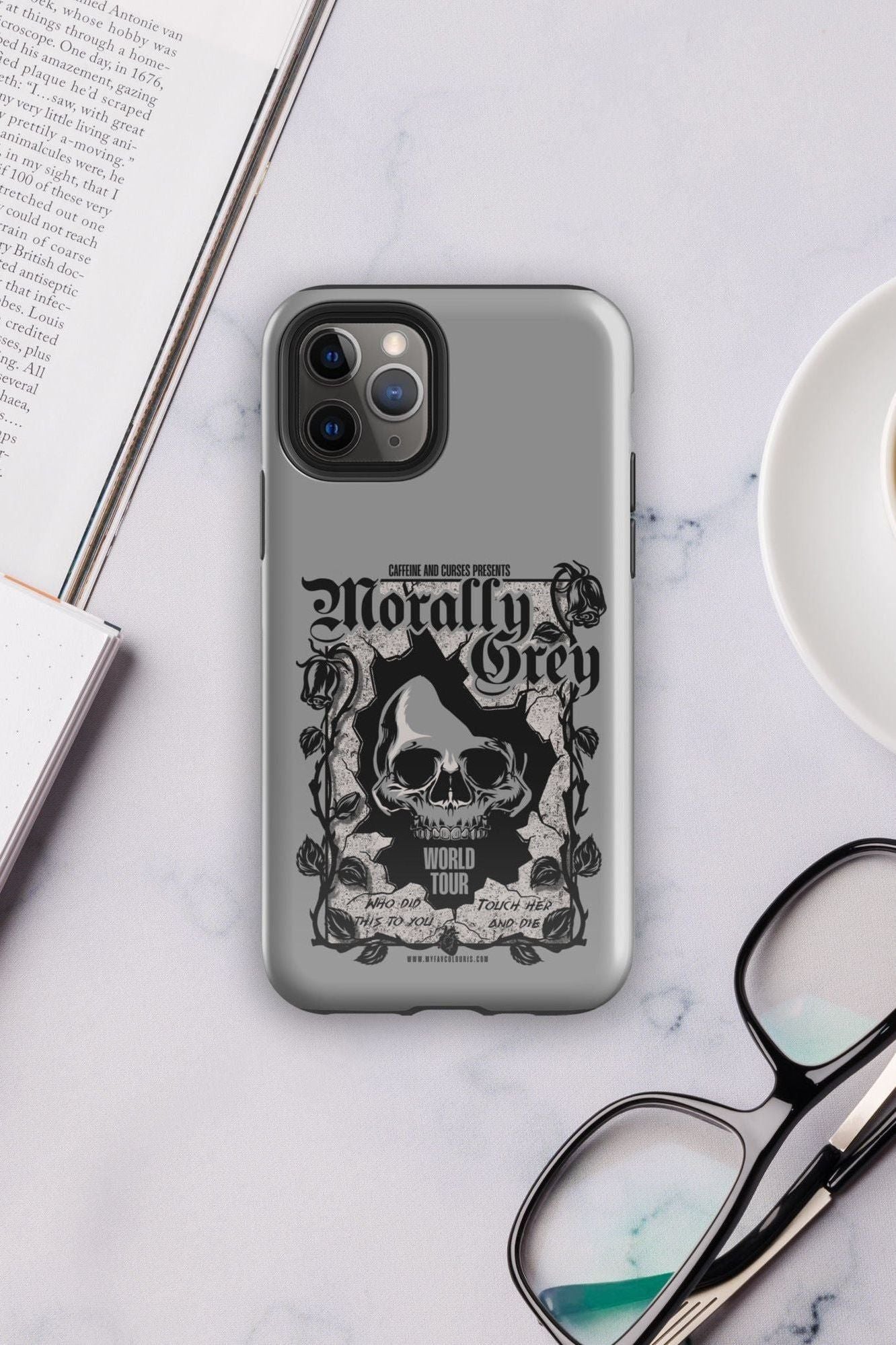 MORALLY GREY IPHONE CASE