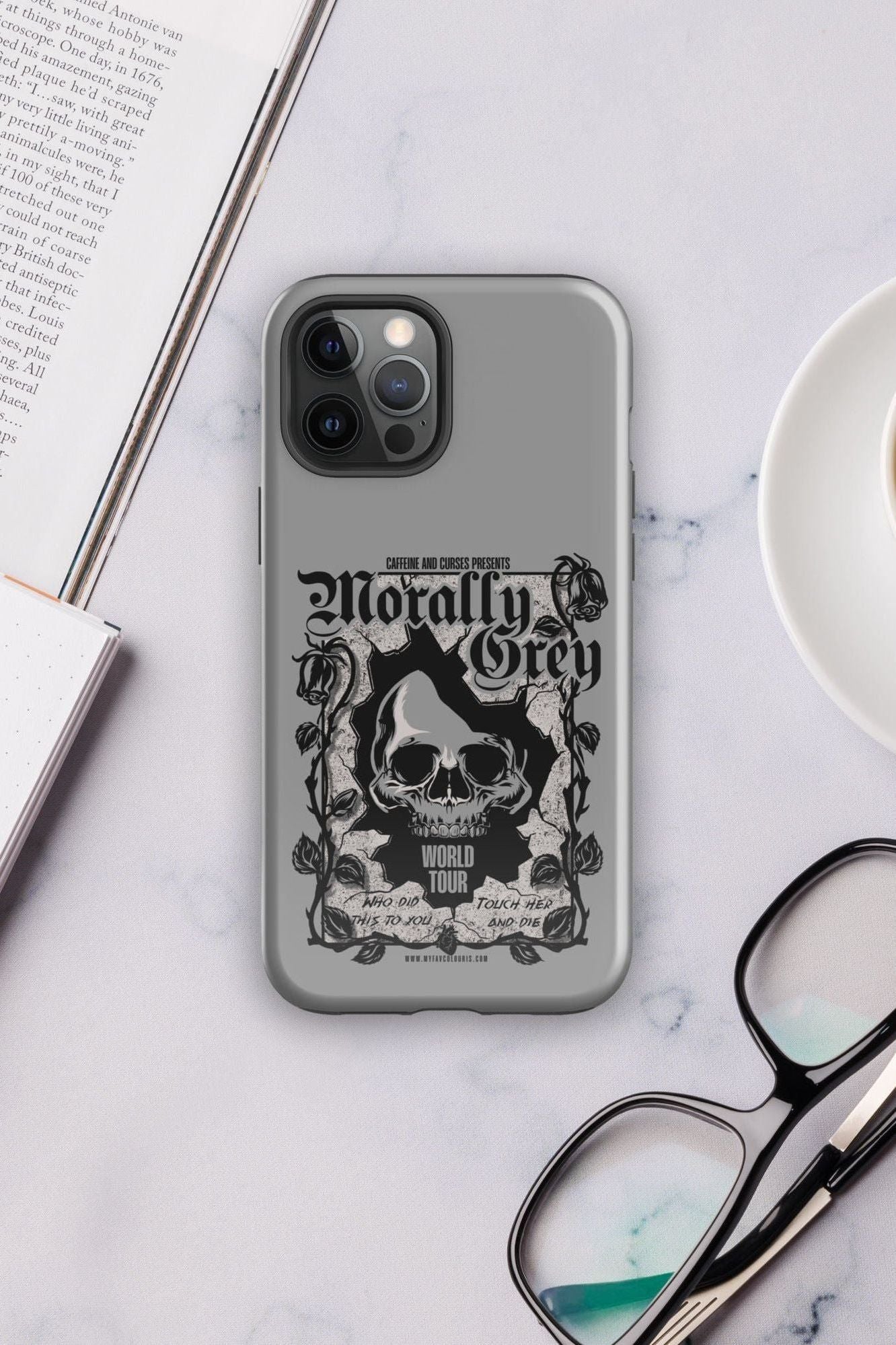 MORALLY GREY IPHONE CASE