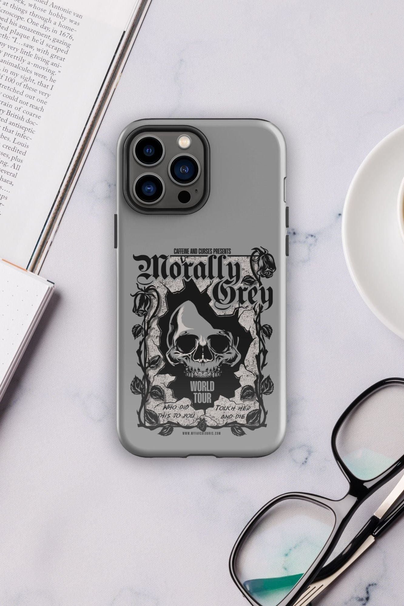 MORALLY GREY IPHONE CASE