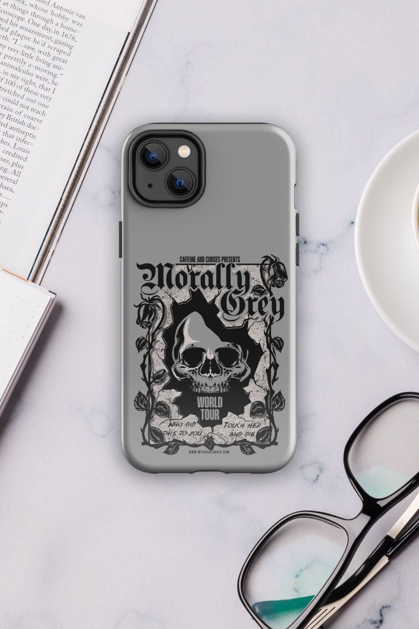 MORALLY GREY IPHONE CASE