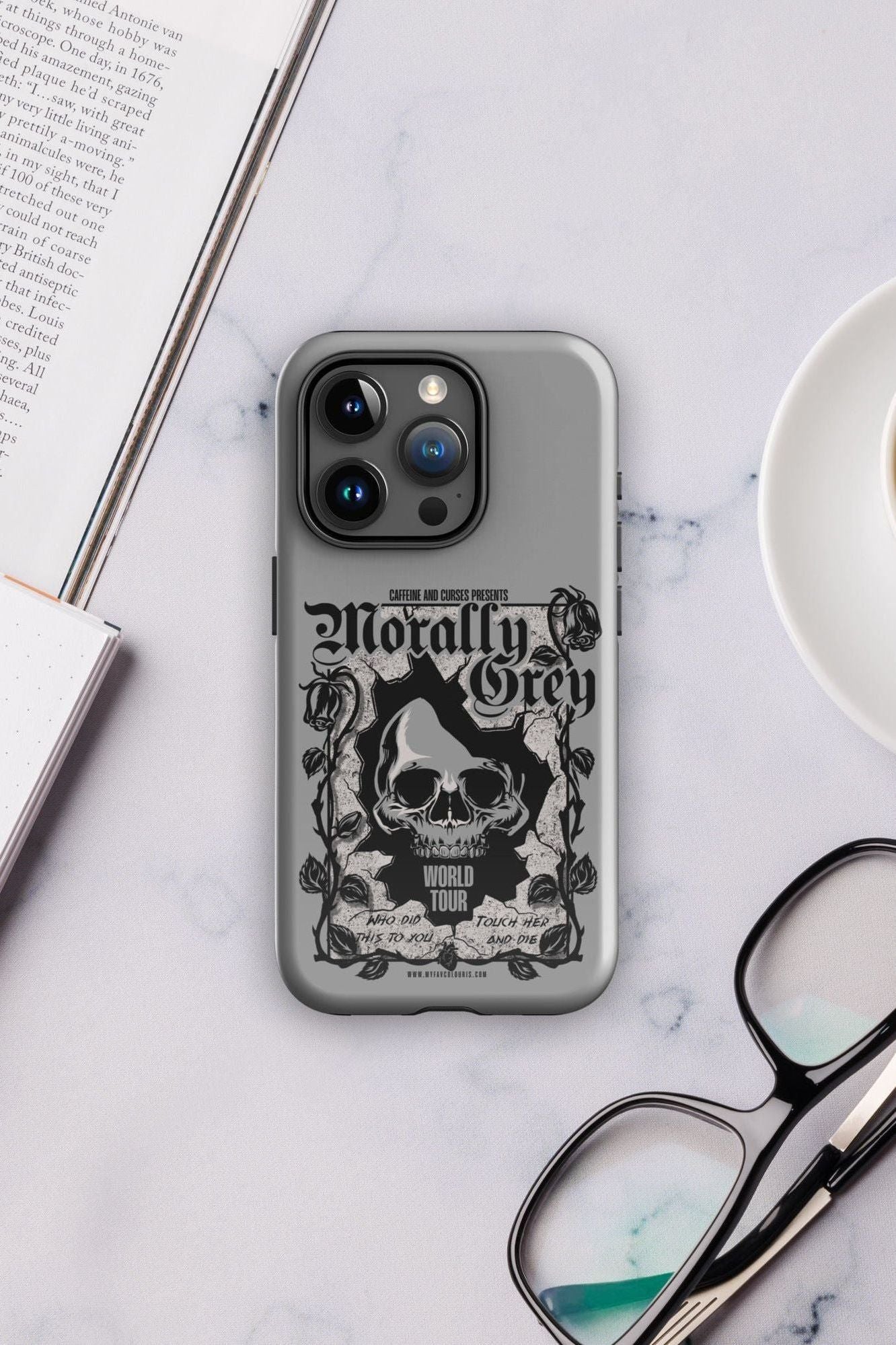 MORALLY GREY IPHONE CASE