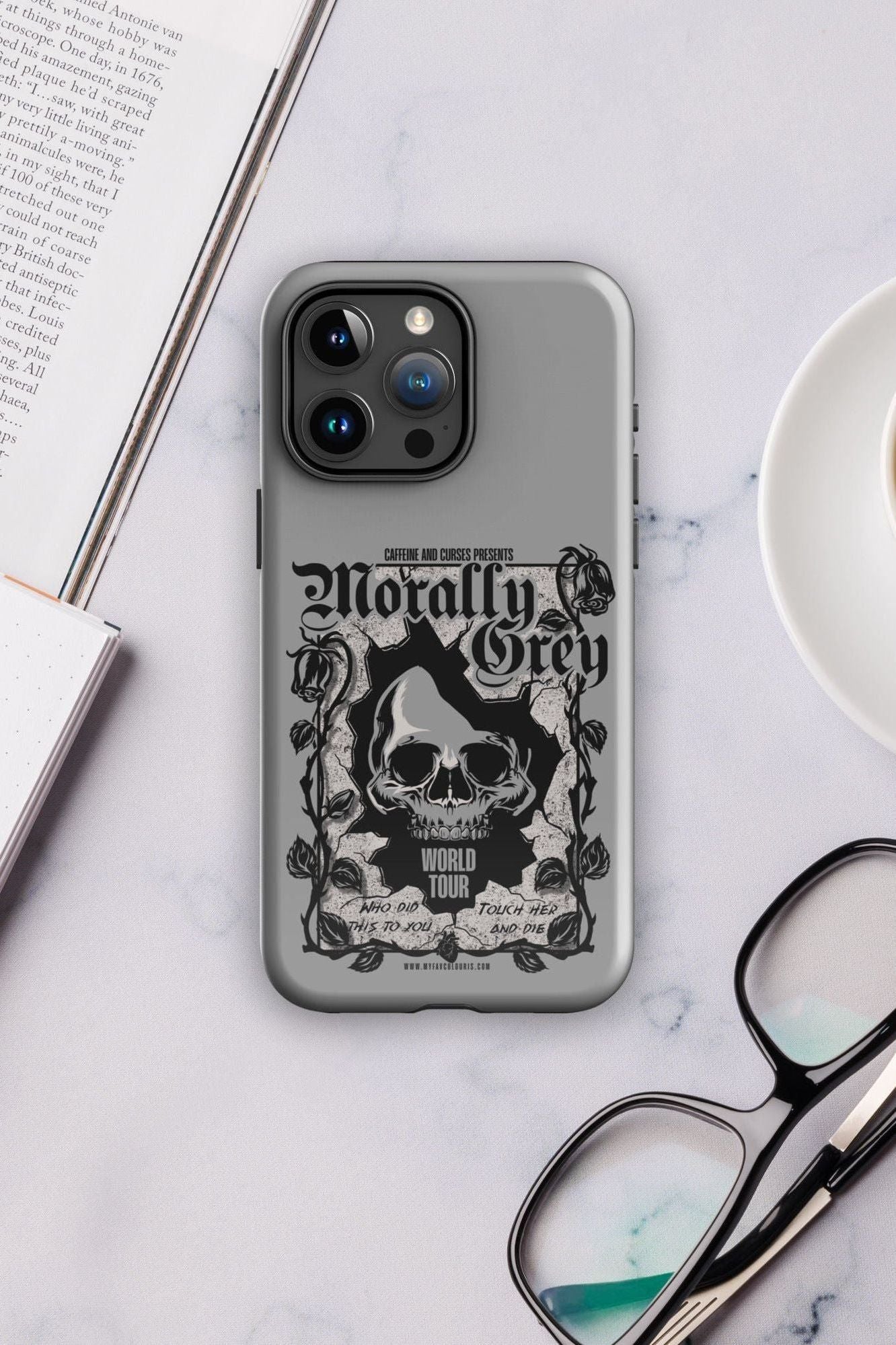 MORALLY GREY IPHONE CASE