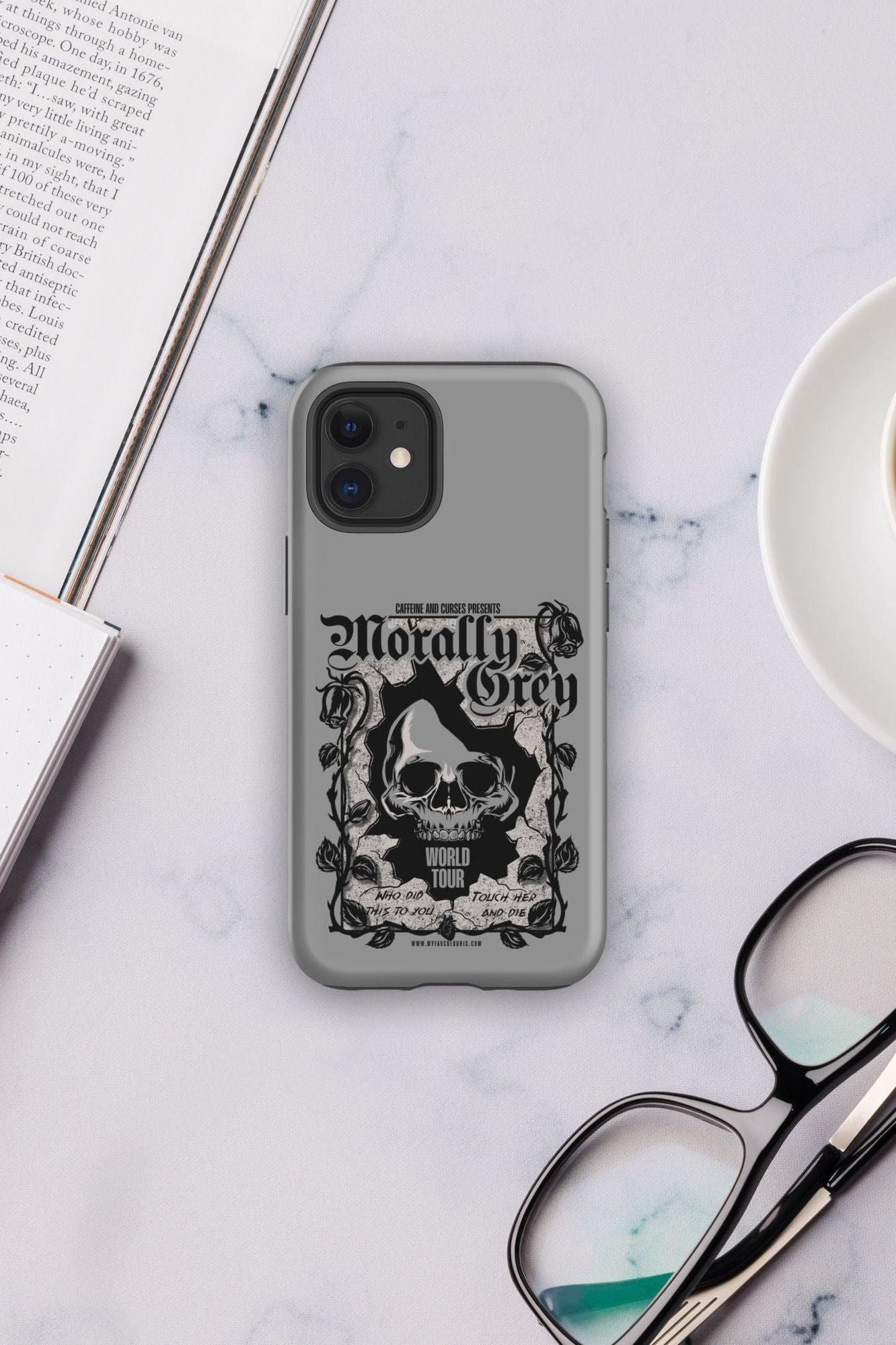 MORALLY GREY IPHONE CASE