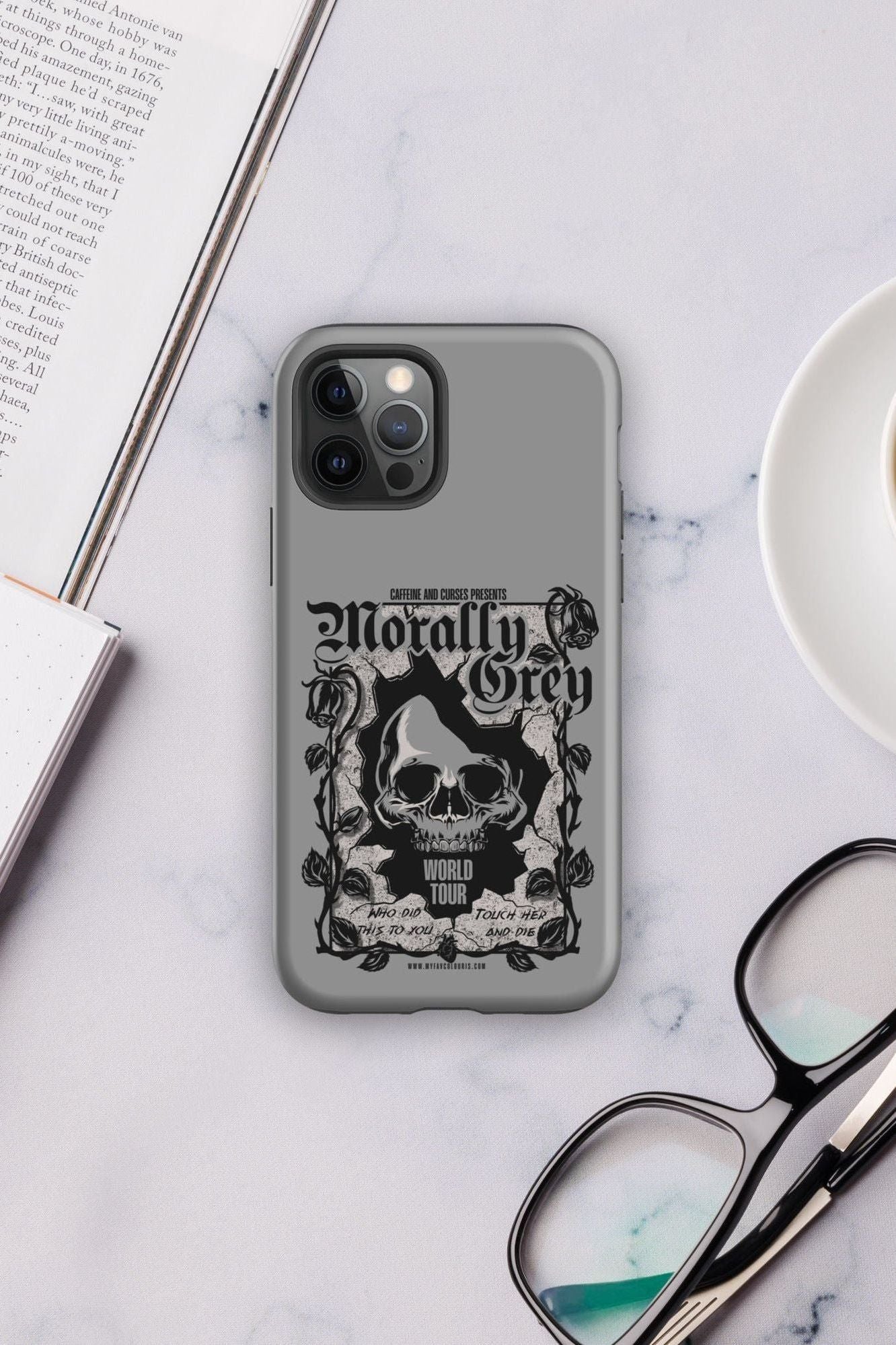 MORALLY GREY IPHONE CASE