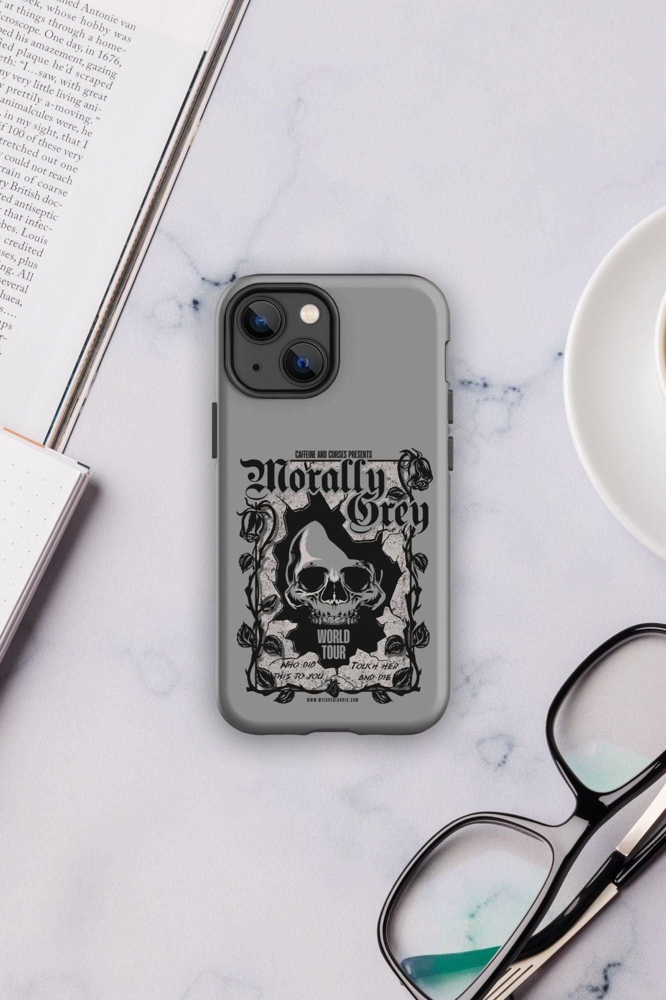 MORALLY GREY IPHONE CASE