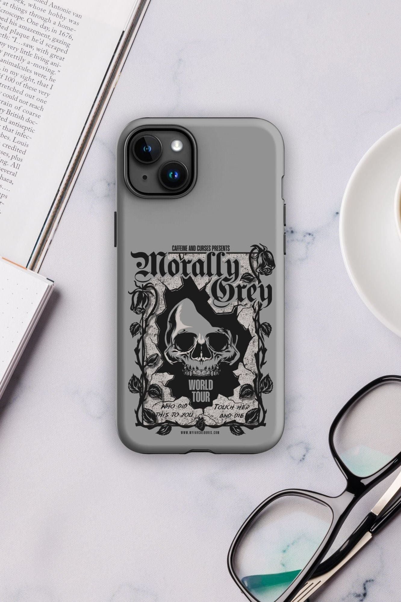 MORALLY GREY IPHONE CASE