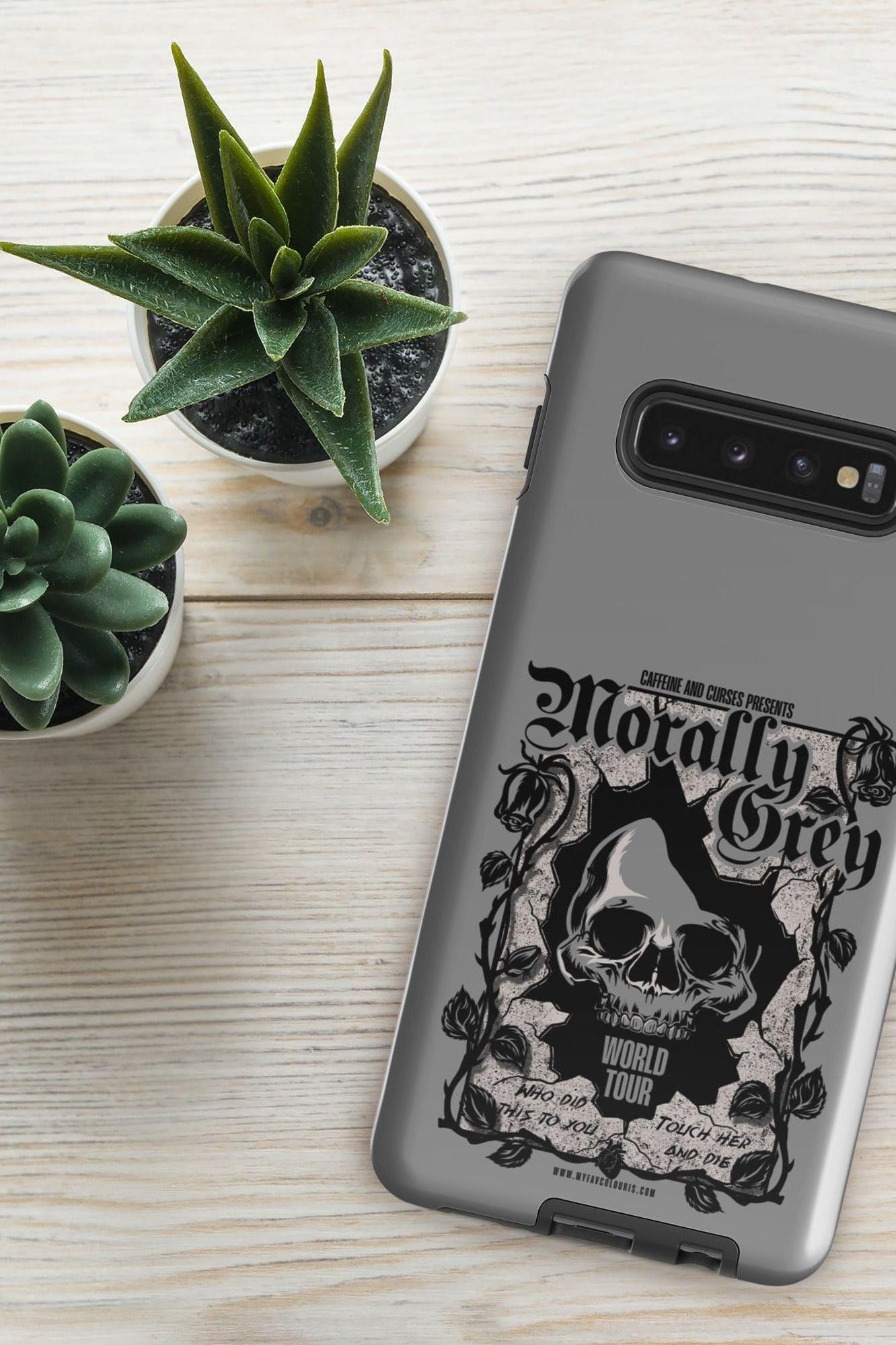 MORALLY GREY SAMSUNG PHONE CASE