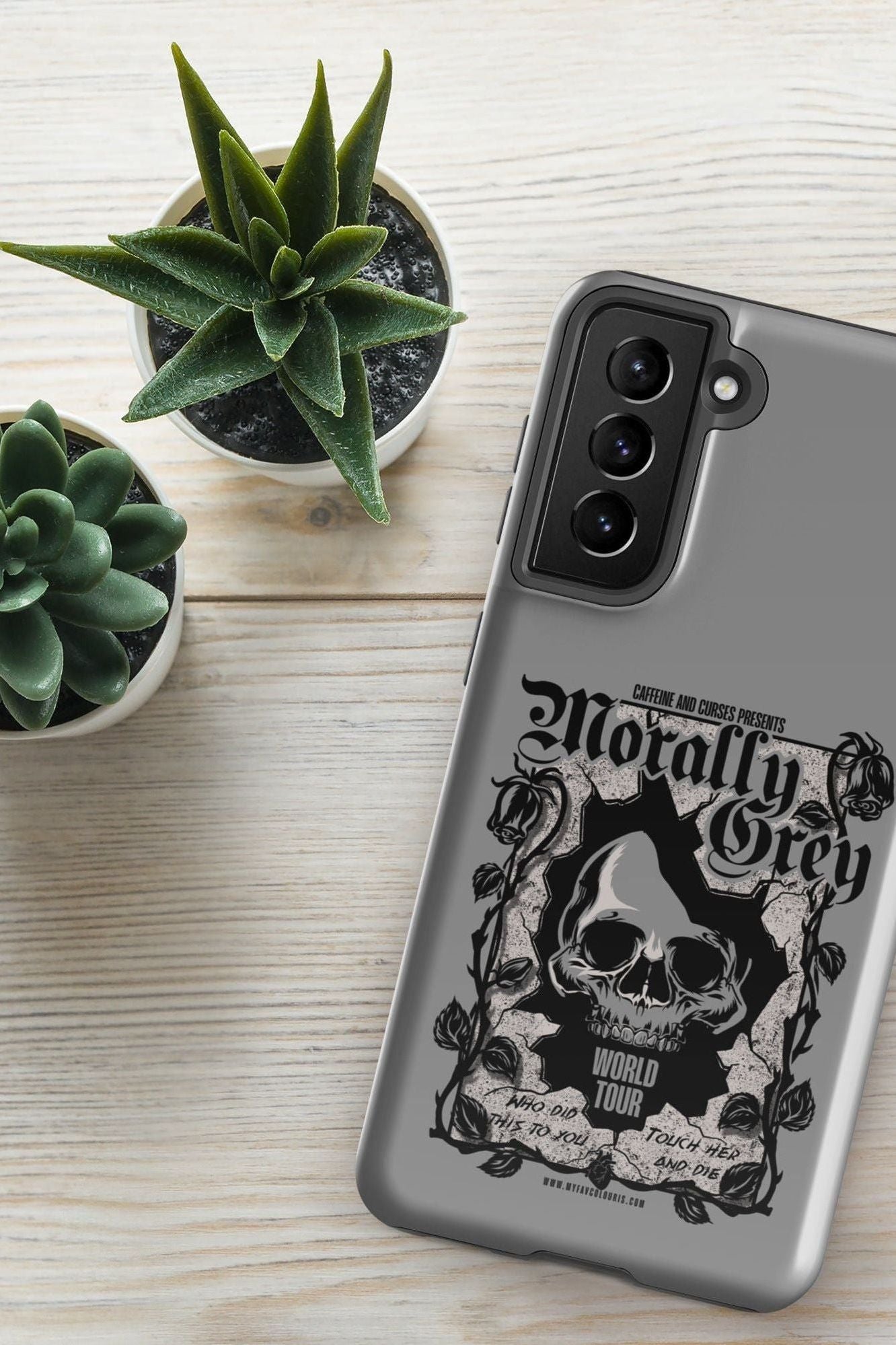 MORALLY GREY SAMSUNG PHONE CASE