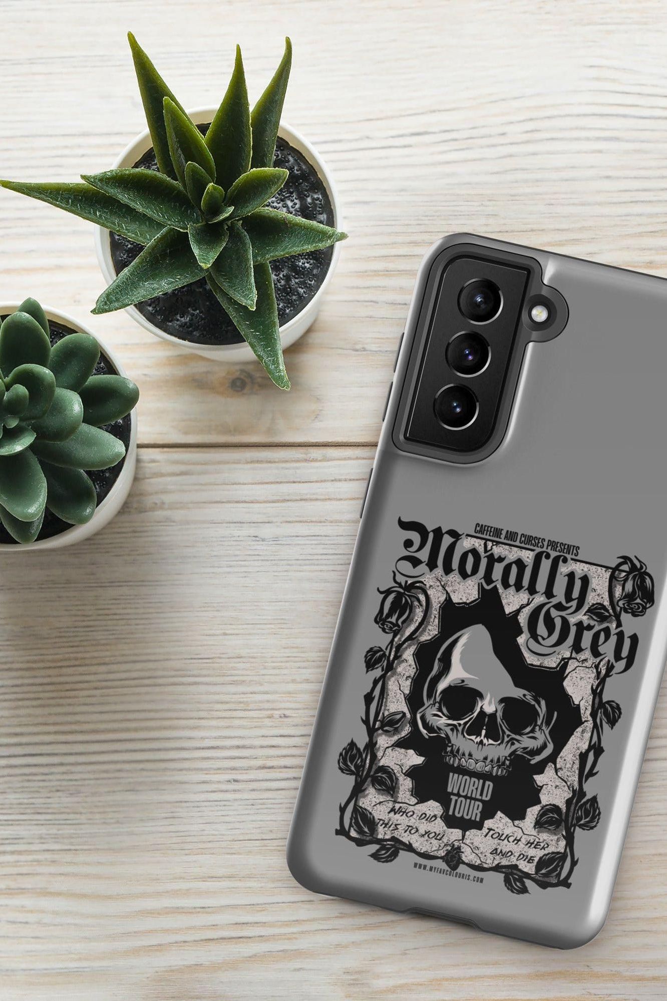 MORALLY GREY SAMSUNG PHONE CASE