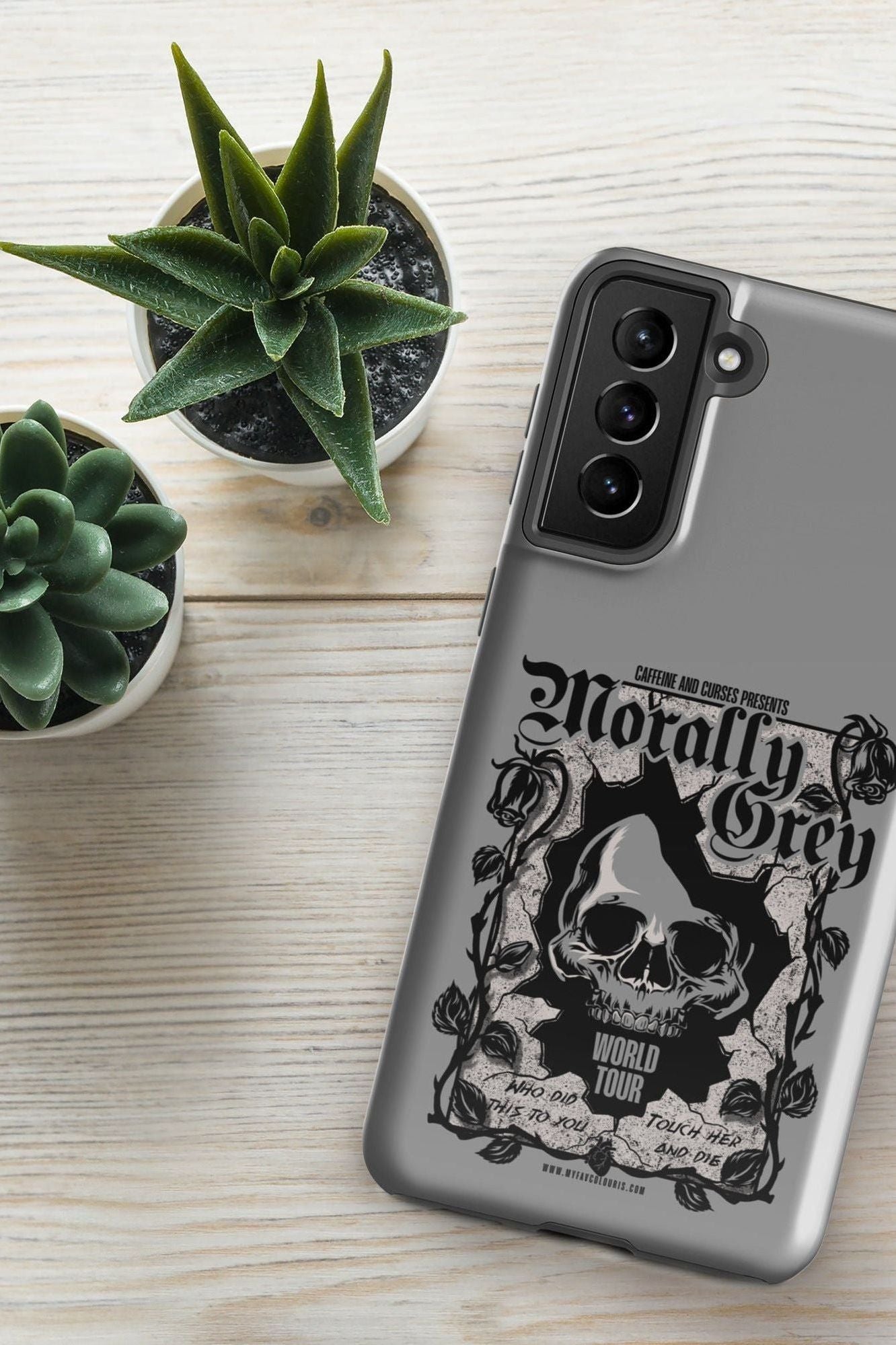 MORALLY GREY SAMSUNG PHONE CASE