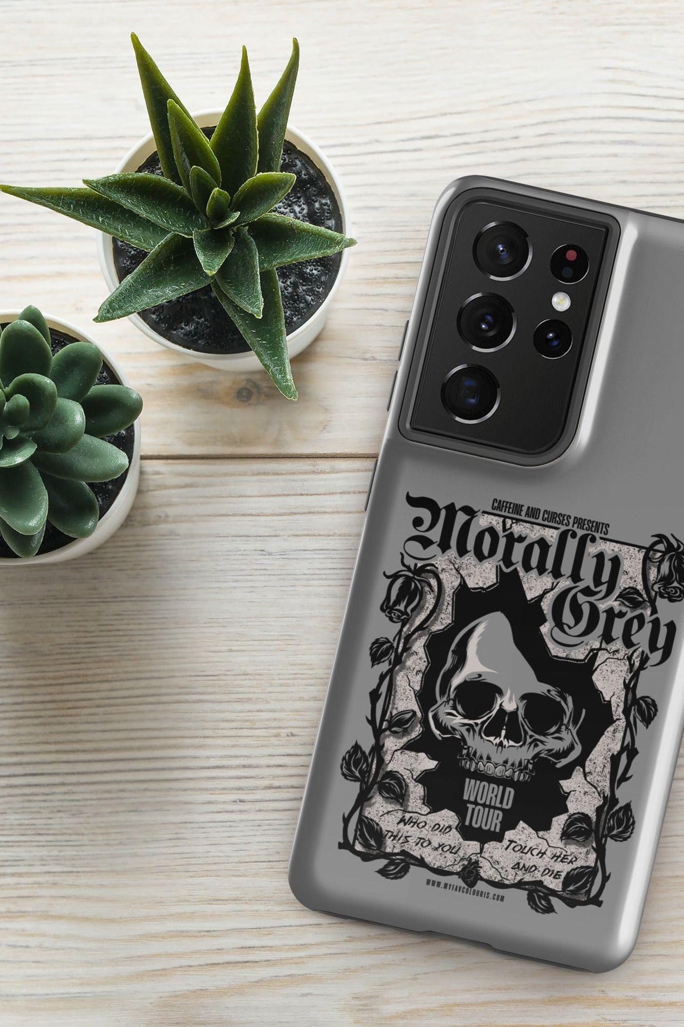 MORALLY GREY SAMSUNG PHONE CASE