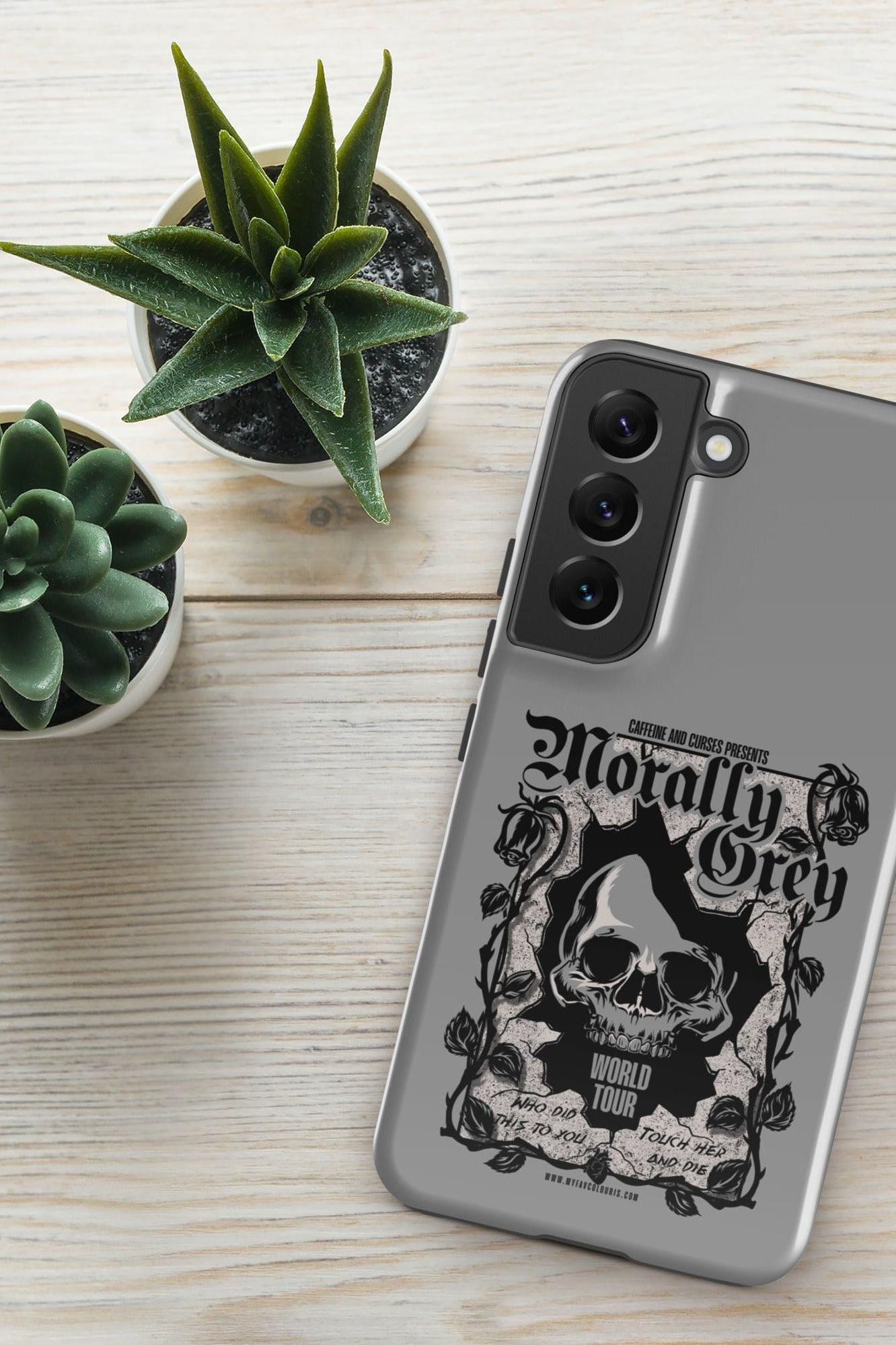 MORALLY GREY SAMSUNG PHONE CASE