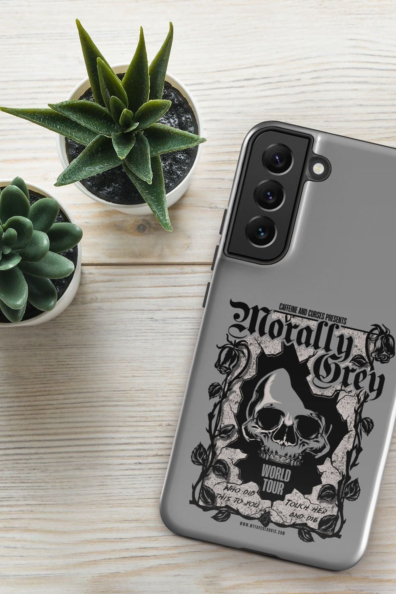 MORALLY GREY SAMSUNG PHONE CASE