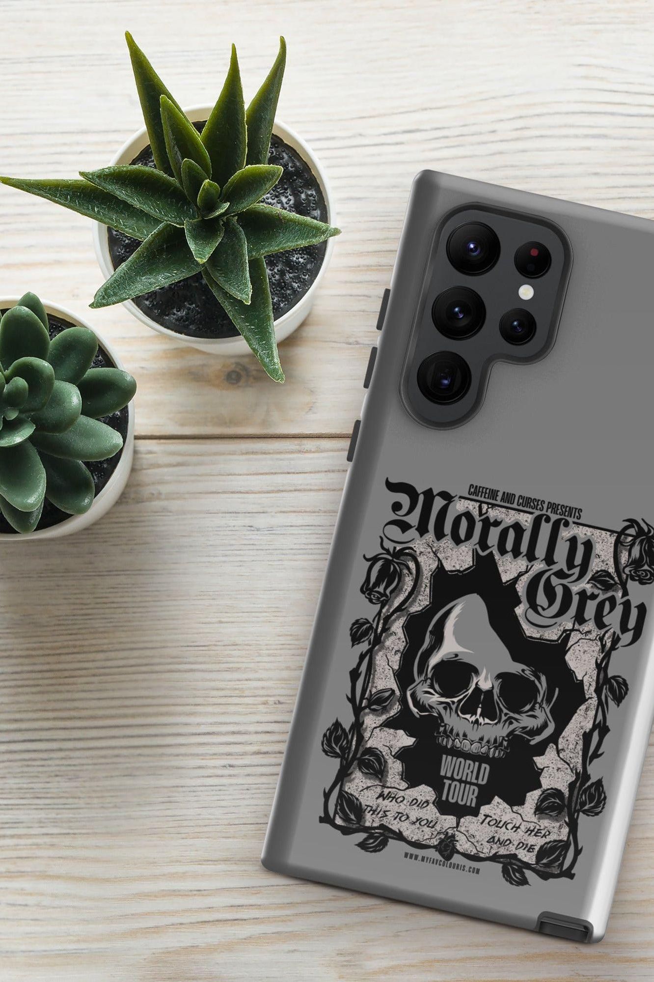 MORALLY GREY SAMSUNG PHONE CASE
