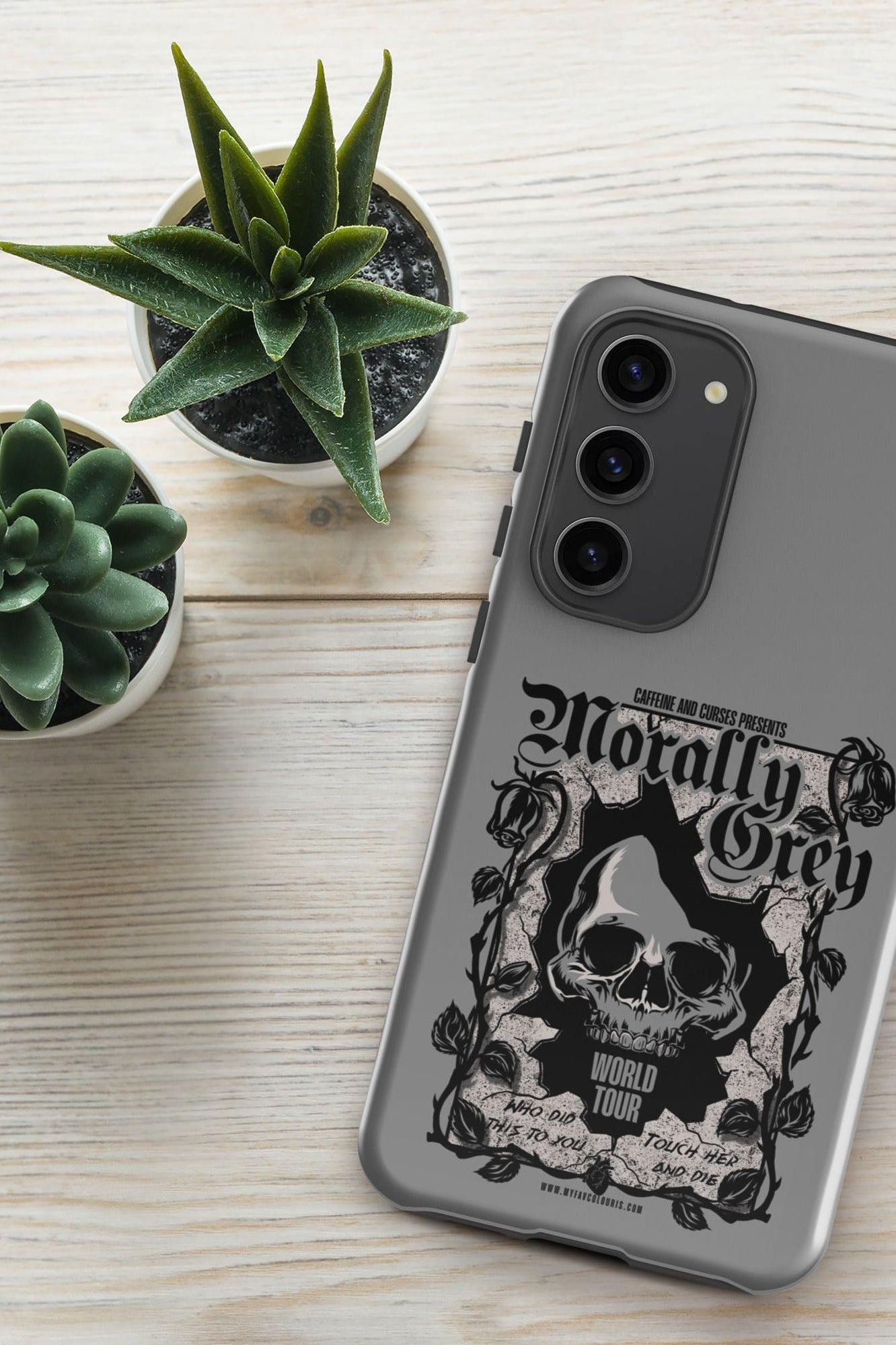 MORALLY GREY SAMSUNG PHONE CASE