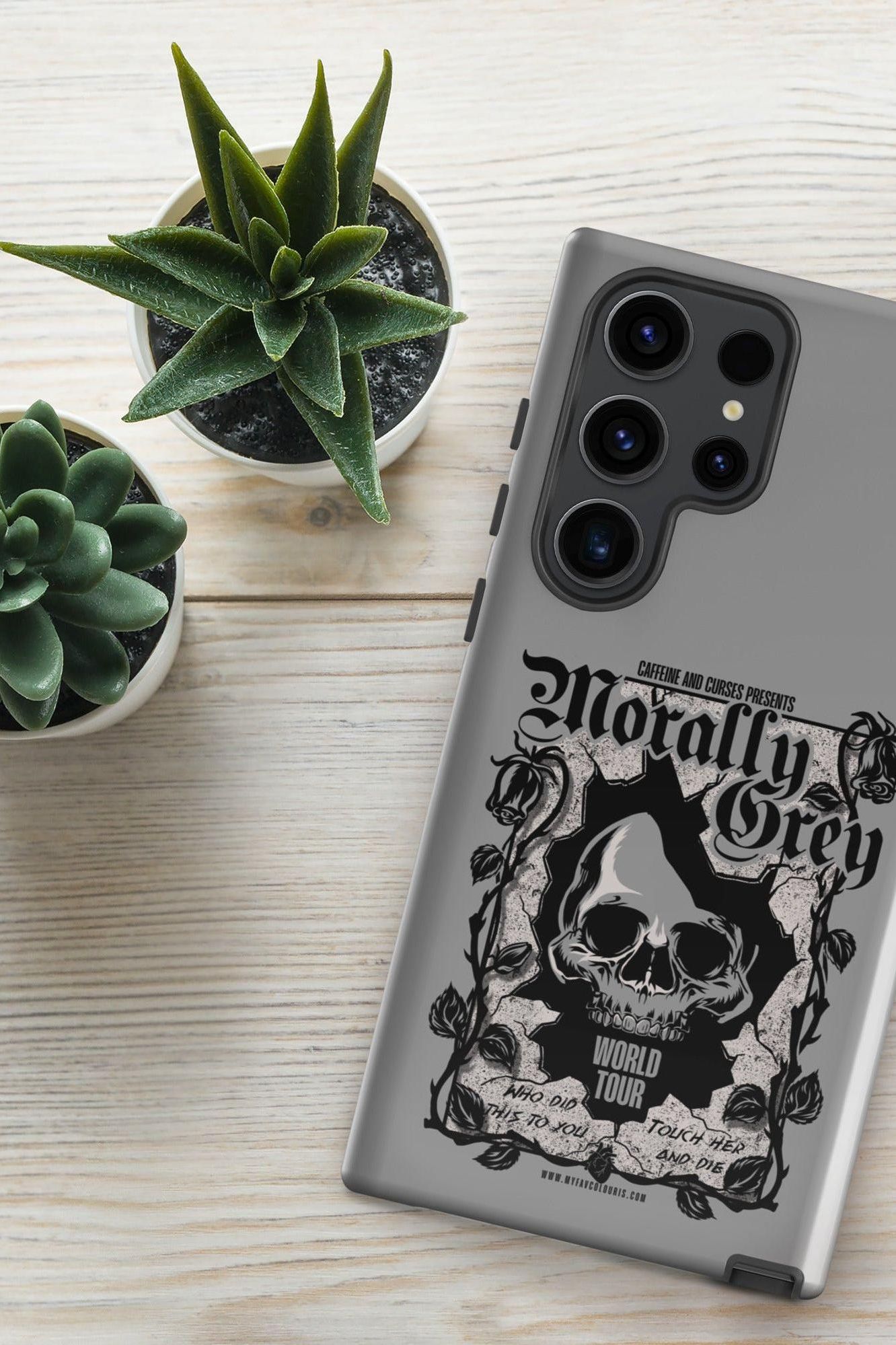 MORALLY GREY SAMSUNG PHONE CASE