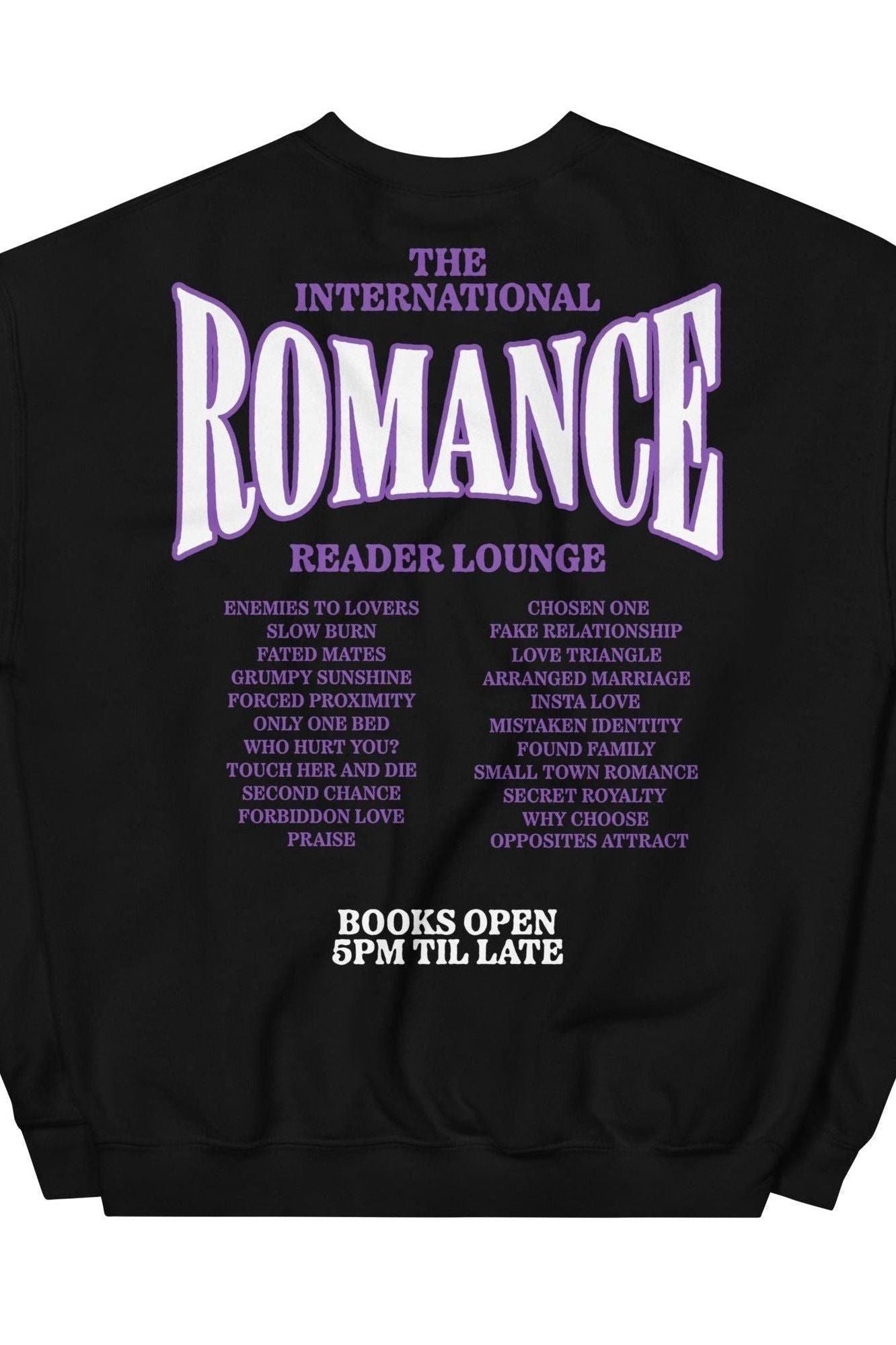 Romance Reader Lounge Sweatshirt - Book Merch