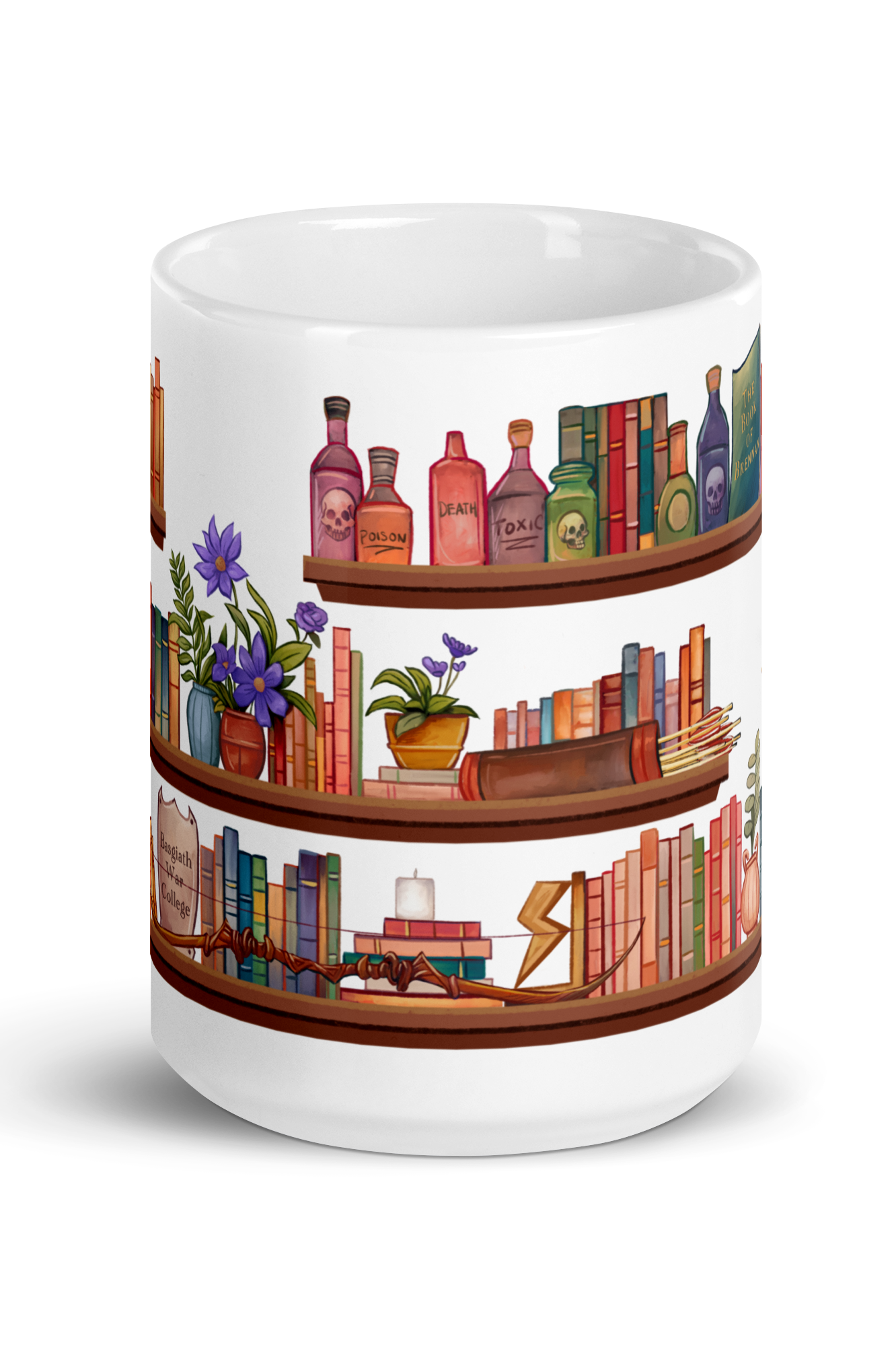 Fourth Wing Shelfie Mug - Fourth Wing Merch