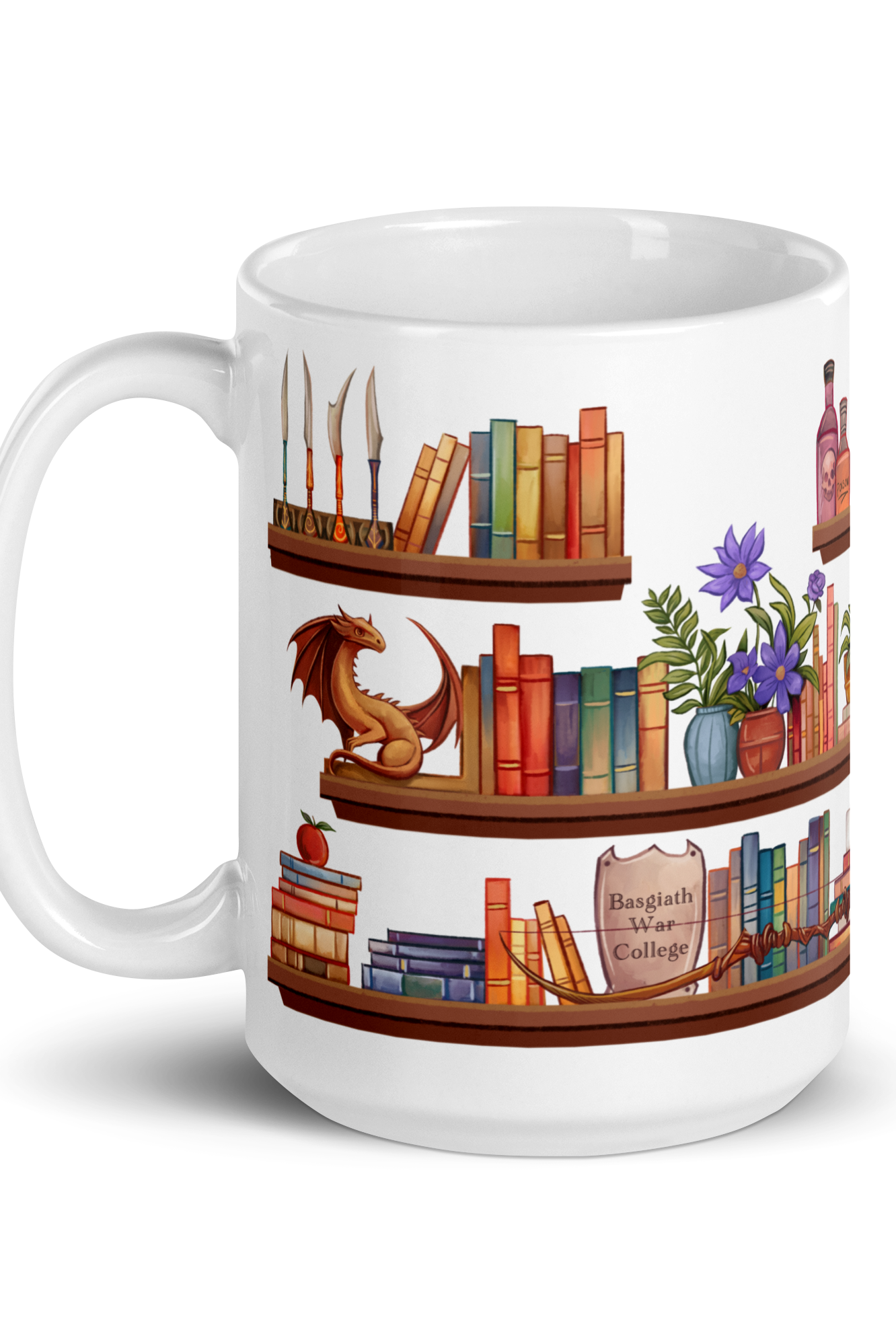 Fourth Wing Shelfie Mug - Fourth Wing Merch