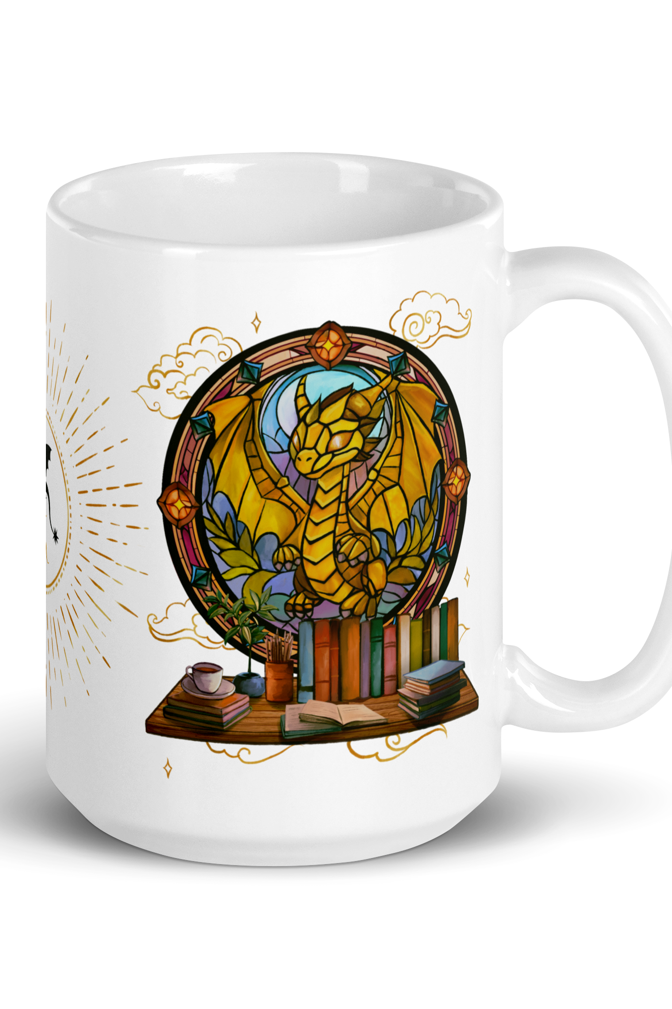 Tairn and Andarna Mug - Fourth Wing Merch