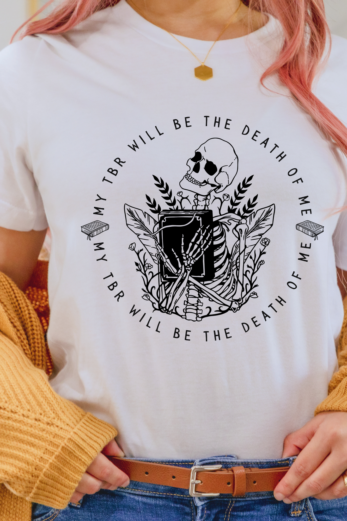 Death by TBR tshirt | Halloween Collection
