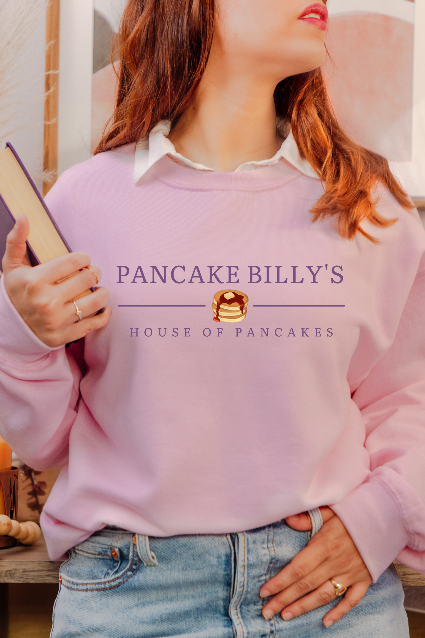 Pancake Billys Bookish Sweatshirt | One Last Stop Merch