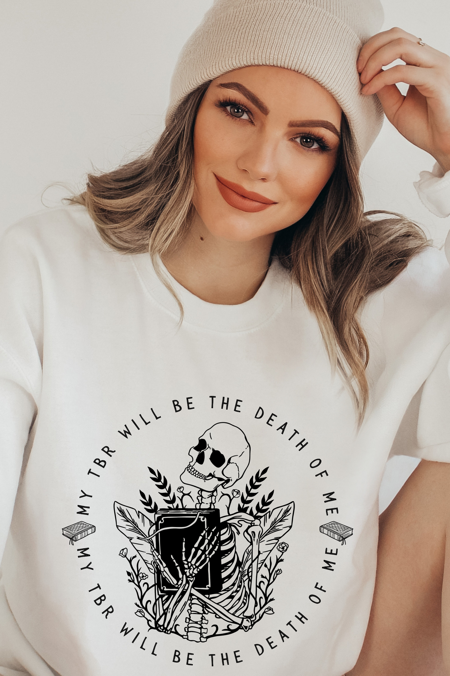 Death by TBR Sweatshirt | Halloween Collection