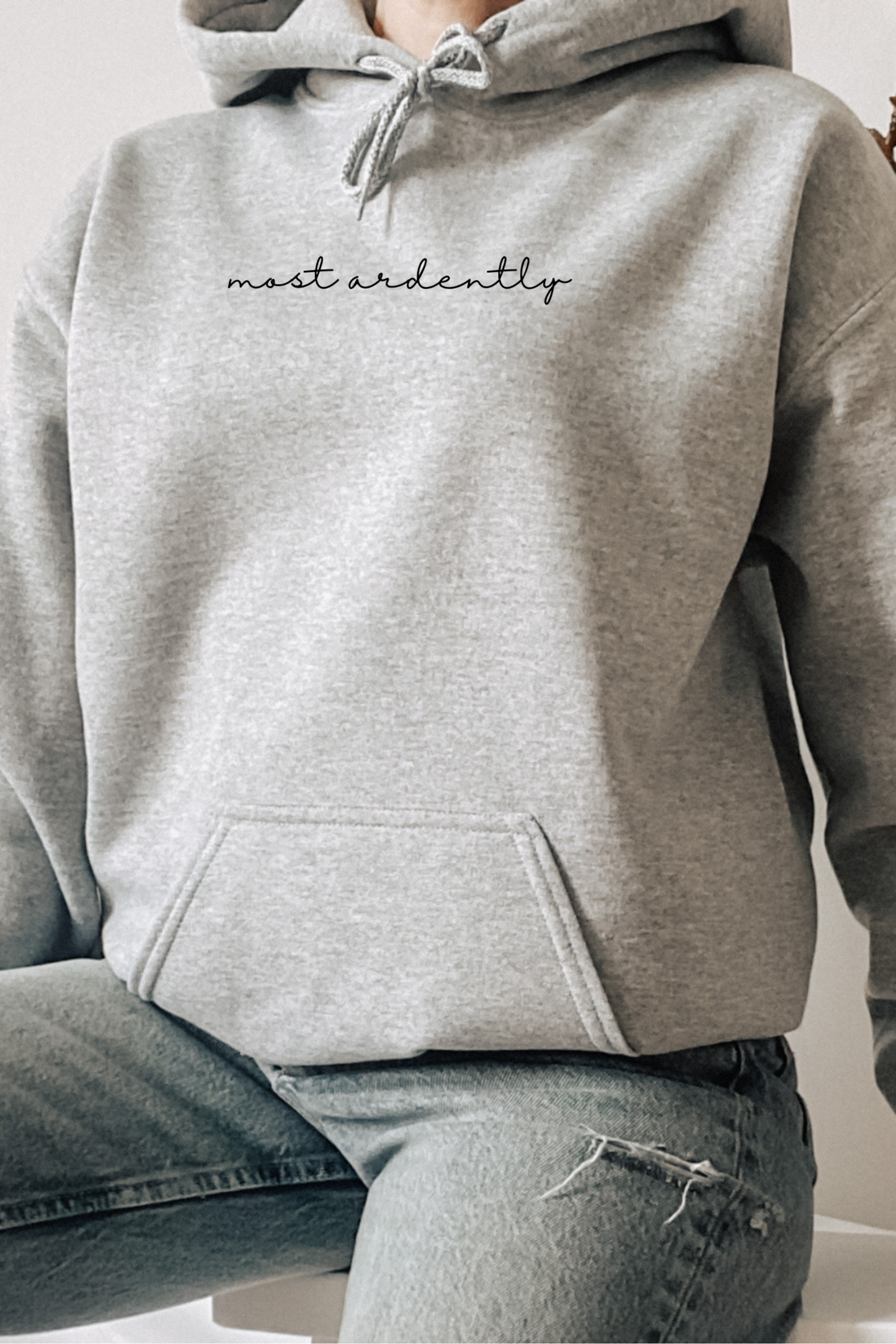 Most Ardently Embroidered Hoodie | Pride and Prejudice Shirt