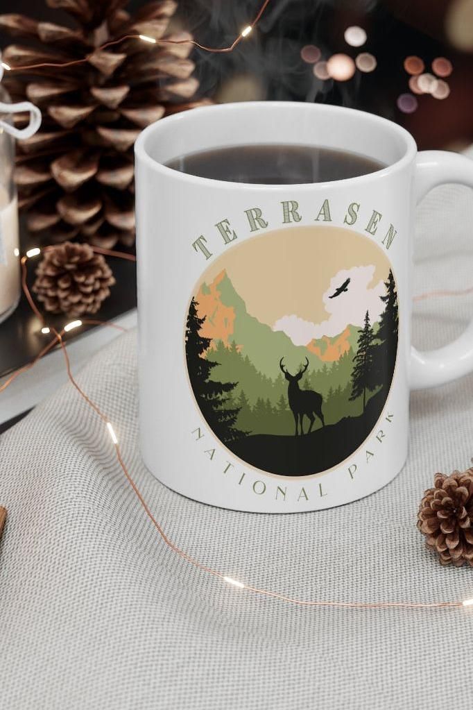 Terrasen National Park 11oz Mug | Throne of Glass Merch