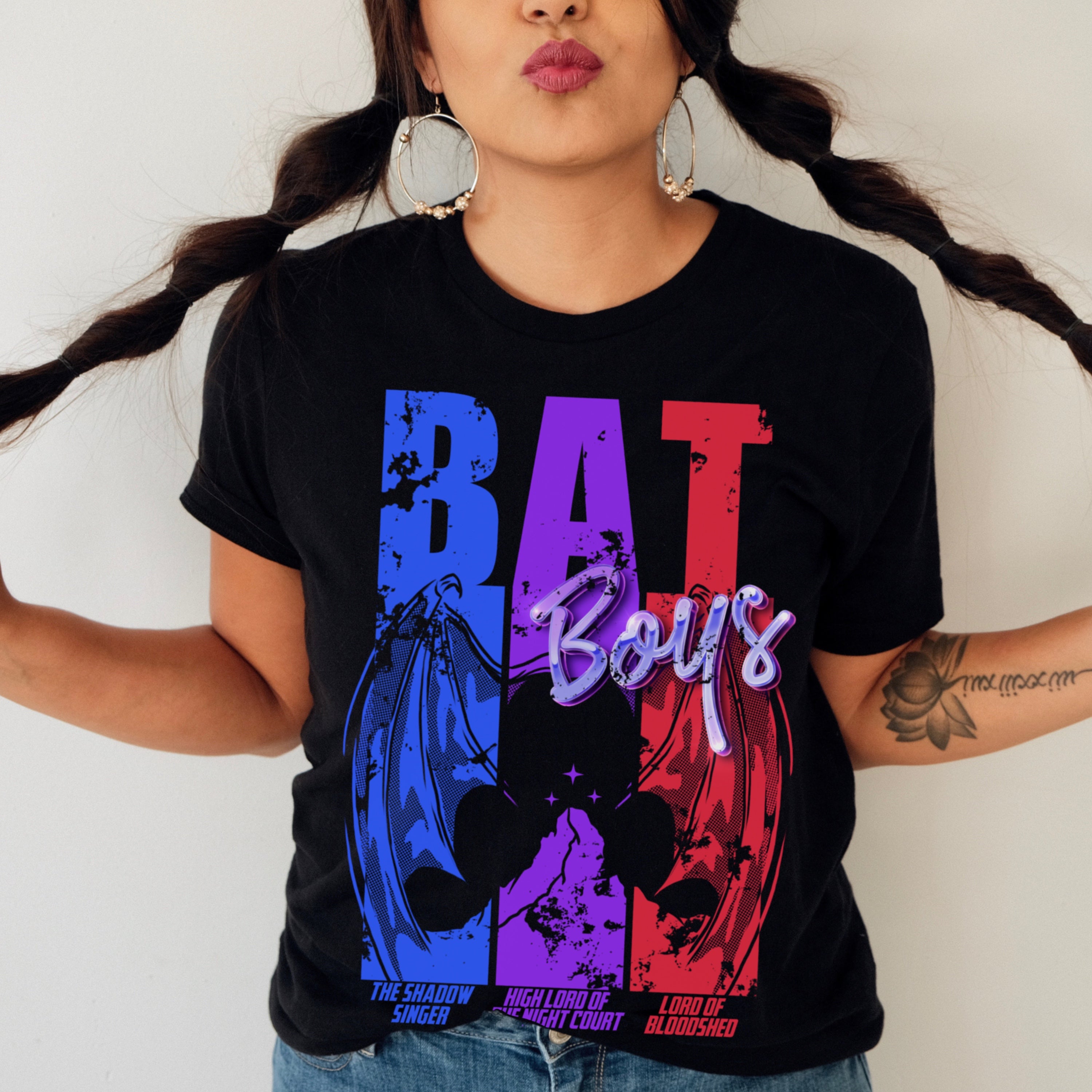 ACOTAR bat boy wings crewneck sweatshirt – The Salty Peach Shop