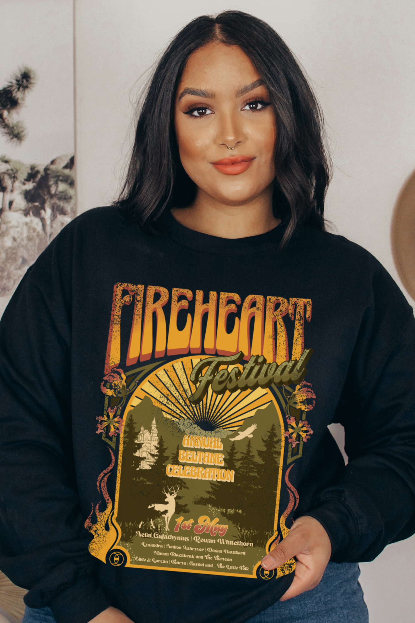Fireheart Festival Sweatshirt | Throne of Glass Merch