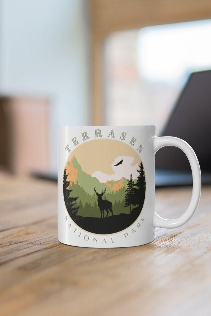 Terrasen National Park 11oz Mug | Throne of Glass Merch