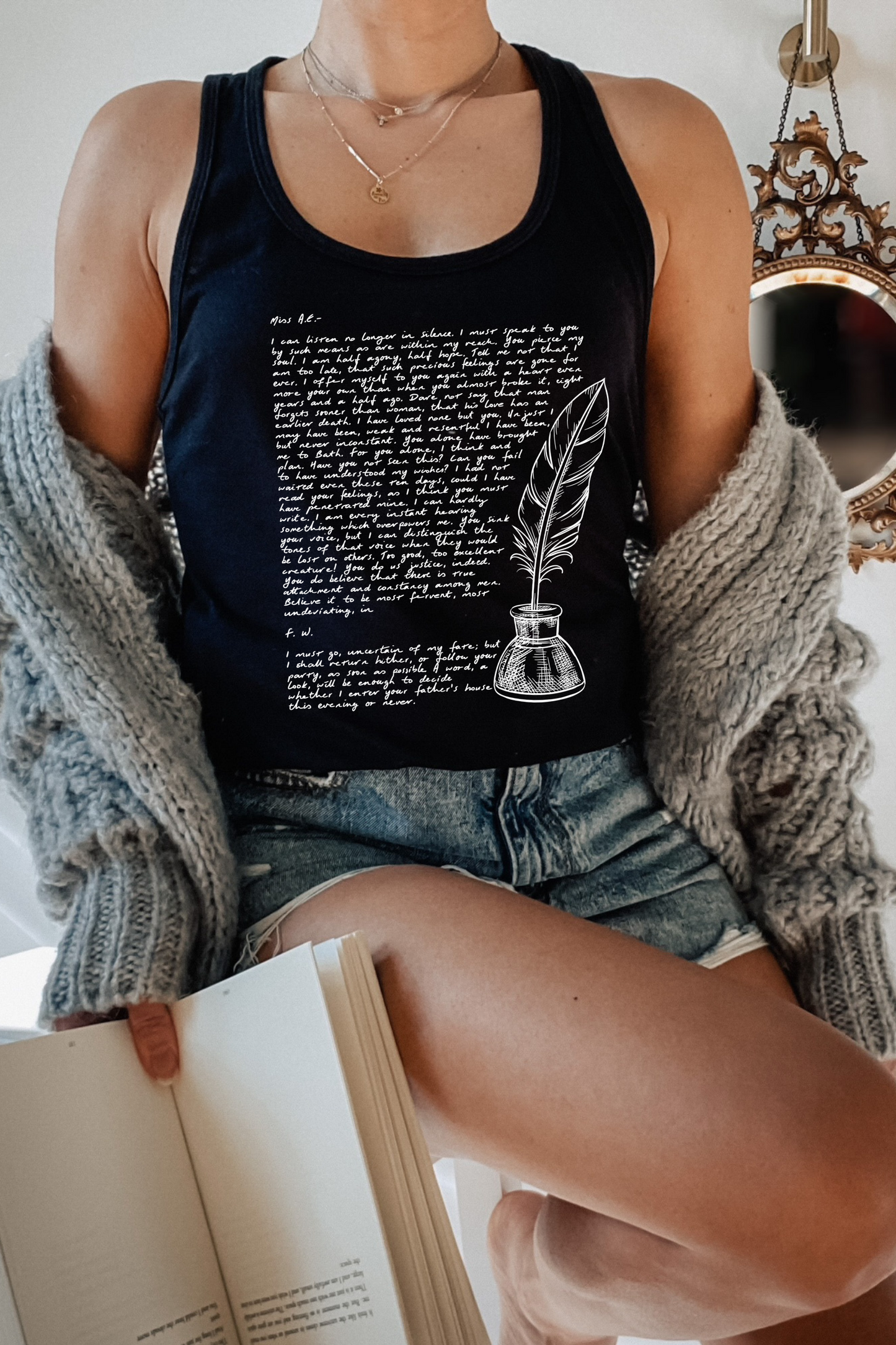 Wentworths Love Letter Literary Shirt | Persuasion Shirt