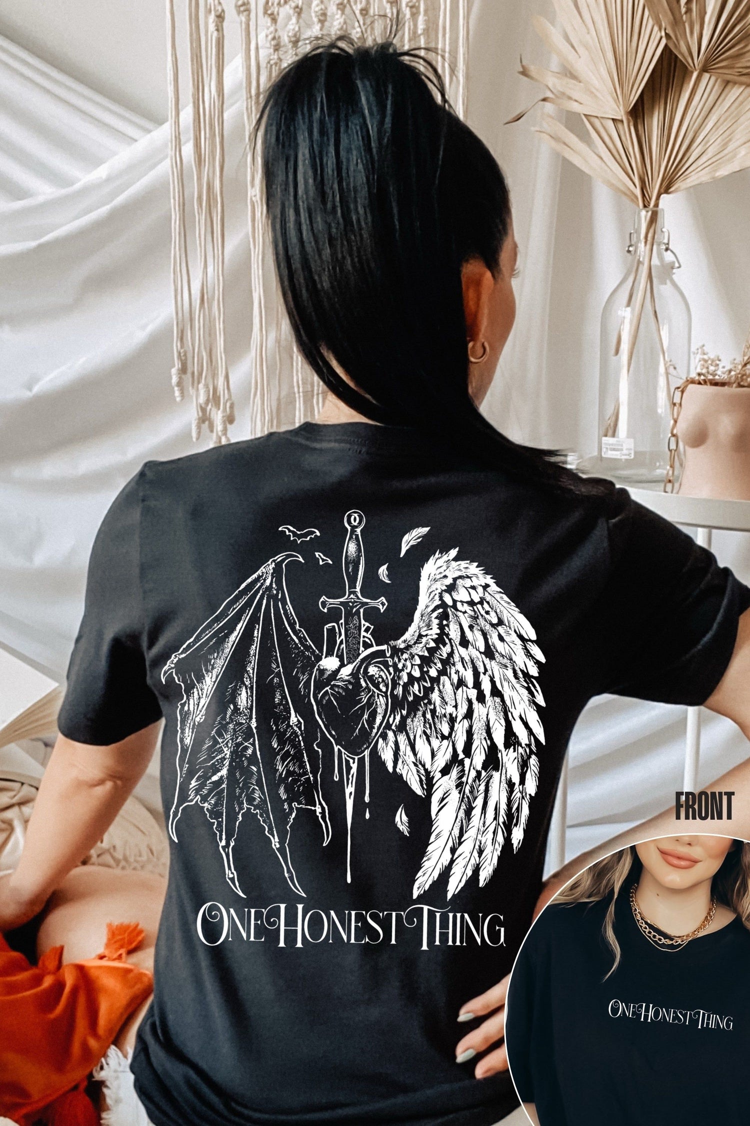 One Honest Thing Shirt (Winged Back) | Crowns of Nyaxia Merch