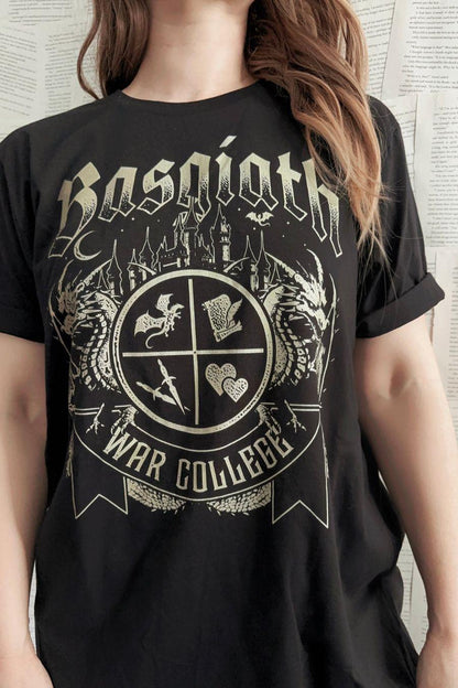 Basgiath War College T-Shirt | Fourth Wing Merch