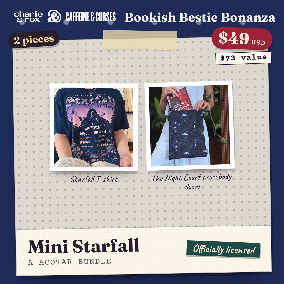 Bookish Bestie Bonanza bundle: Mini Starfall (ACOTAR)