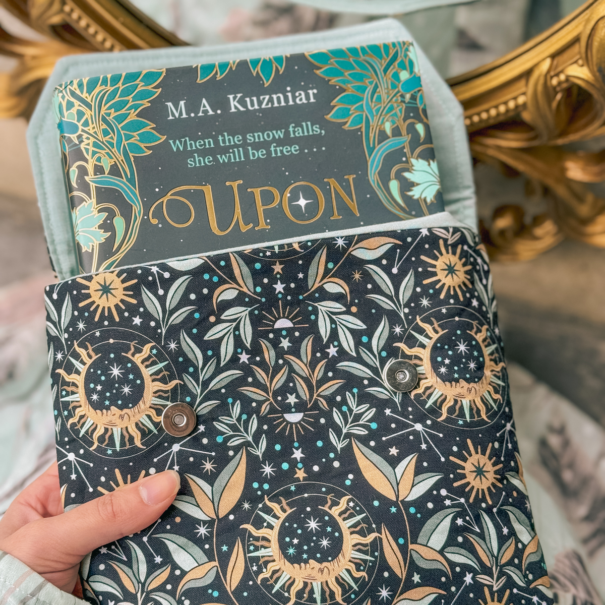 Astral Moonlight padded book sleeve