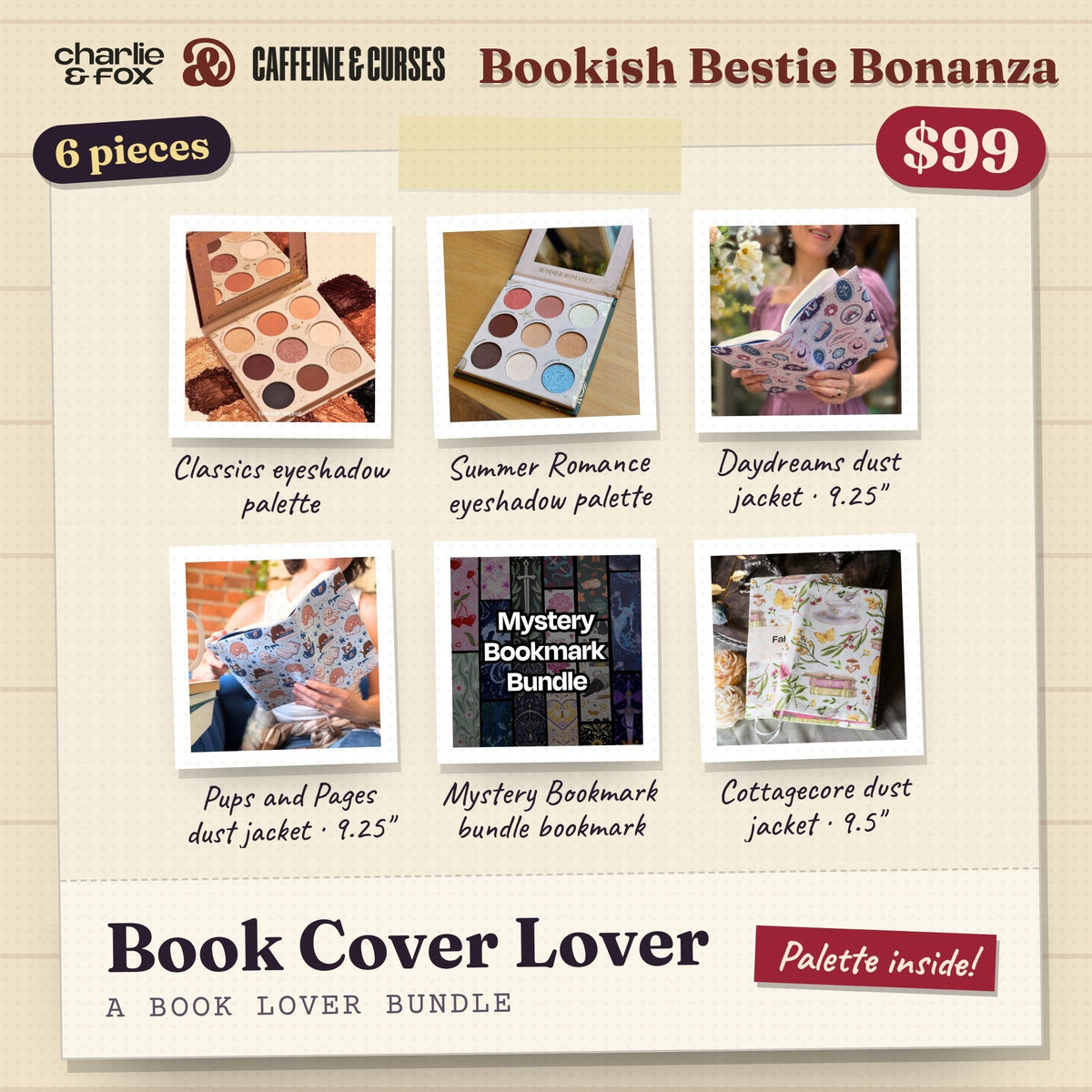 Bookish Bestie Bonanza bundle: Book Cover Lover (Book Lover)