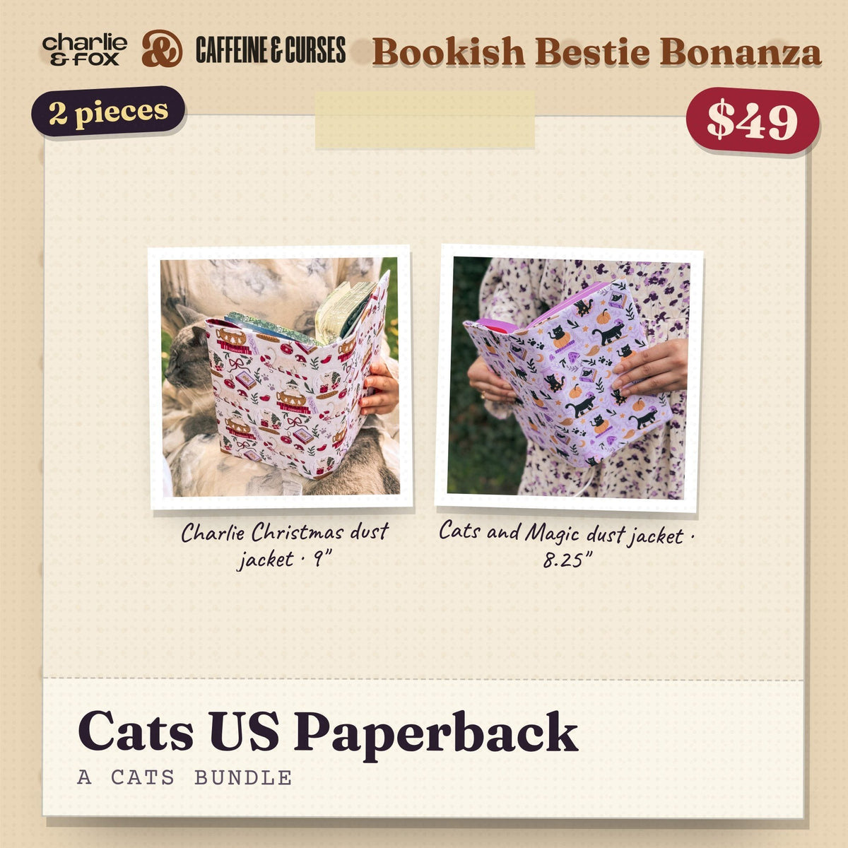 Bookish Bestie Bonanza bundle: Cats US Paperback (Cats)