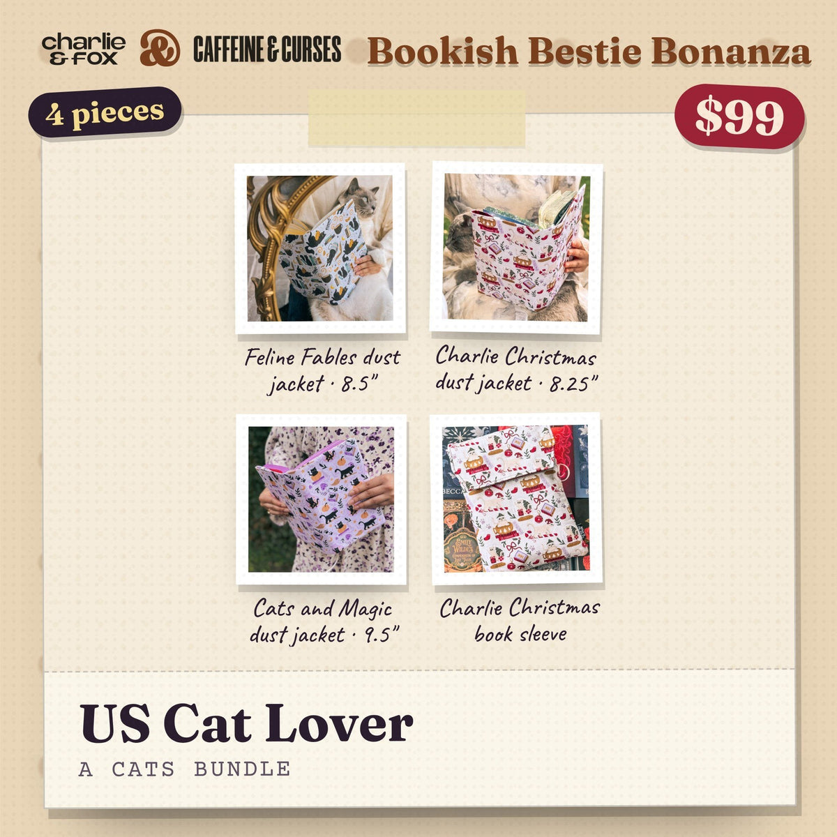 Bookish Bestie Bonanza bundle: US Cat Lover (Cats)